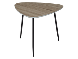 Стол журнальный WOOD 62S #4 дуб серо-коричневый винтажный M-city