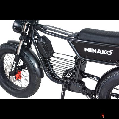 Электровелосипед Minako Bike черный