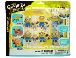 Набор игровой GooJitZu Миньоны 6 мини фигурок тянущиеся 41952