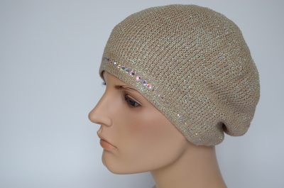 Берет весна - осень Vizio Италия 7047 бежевый