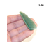 Авантюрин натуральный (галтовка) зеленый №1-30: 10,4г - 55*20*8мм