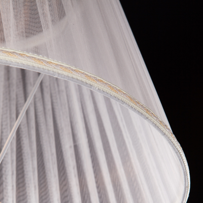 Торшер с абажуром Eurosvet Selesta 01003/1 белый с золотом