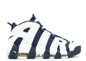 Nike Air More Uptempo 96 Синие с белым