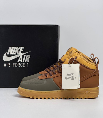 Nike Air Force 1 Duckboot Multicolor с мехом