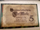 Журнал с вложением &quot;Монеты и банкноты&quot; № 231. Кассовый билет 5 марок - Германская Империя 1914 год (ограниченный тираж)
