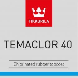 Темахлор 40-Однокомпонентная, толстослойная краска на хлорокаучуковой основе. Колеруется по системе TEMASPEED.