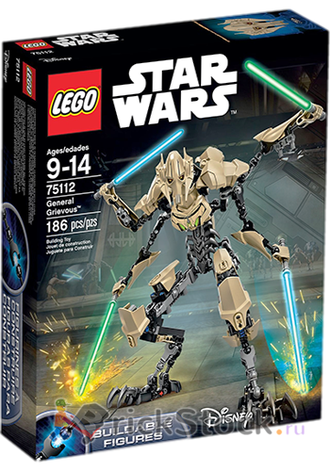 # 75112 Сборная Фигура «Генерал Гривус» / “General Grievous” Buildable Action Figure