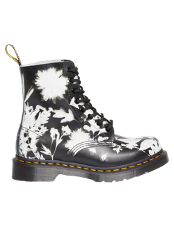 Ботинки Dr. Martens 1460 Pascal Floral Black White Phantom