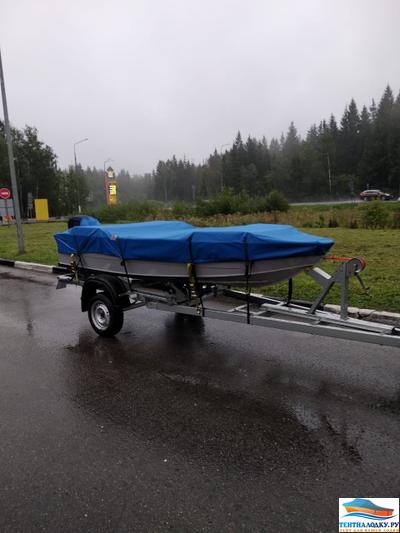 Тент на лодку  WINDBOAT 38М