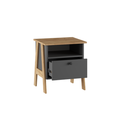 Теодора Тумба ПВШ Графит/Дуб крафт