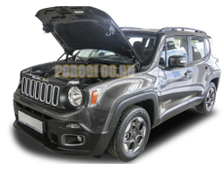Амортизаторы капота, 2 шт. АвтоУпор для Jeep Renegade I 2014-2018