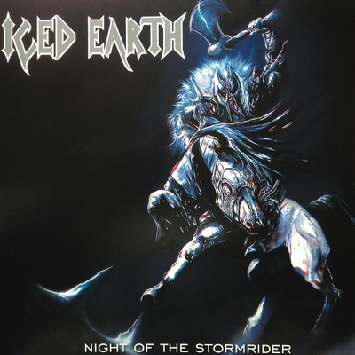 ICED EARTH - Night Of The Stormrider LP blue/black