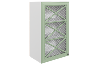 Мишель Шкаф навесной L500 Н900 (1 дв. крест.) (эмаль)