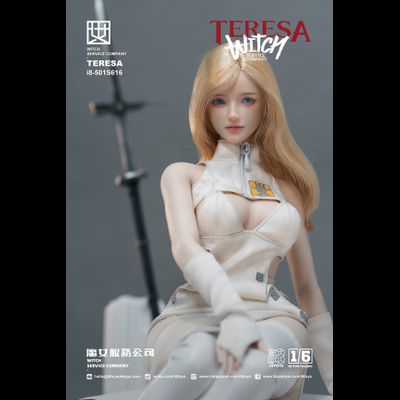 ПРЕДЗАКАЗ - Белая ведьма Тереза  - Коллекционная фигурка 1/6 Holy Light Serene Hound Witch Teresa (I8-501S616) - I8TOYS ?ЦЕНА: 29500 РУБ.?