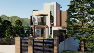 Продаётся большой дом (вилла), с видом на Батуми. Пригород Батуми - Ахалсопели фото 3