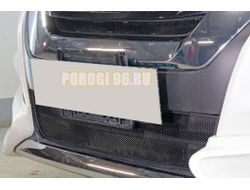 Защита радиатора Nissan Serena 2016-2019 black низ