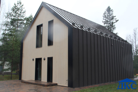 Дом по технологии Бризолит - Логи, Кингисеппский район