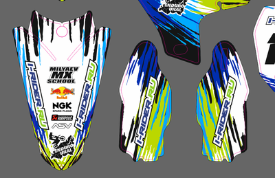 наклейки екатеринбург YAMAHA YZ YZF 450 2018-2019