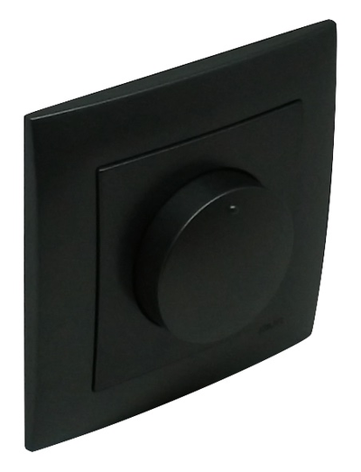 Рамка Logus 90 акварель, 1 пост, матовая черная - Efapel 90910 TPM