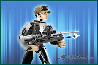 # 75119 Сборная Фигура «Сержант Джин Эрсо» / “Sergeant Jyn Erso” Buildable Action Figure (2016)