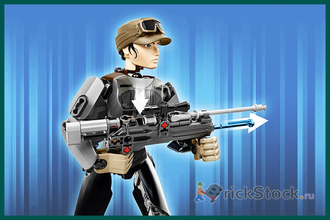 # 75119 Сборная Фигура «Сержант Джин Эрсо» / “Sergeant Jyn Erso” Buildable Action Figure