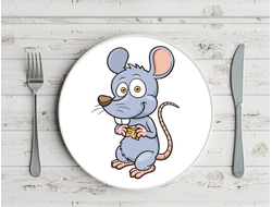 Тарелка "Крыса" №5