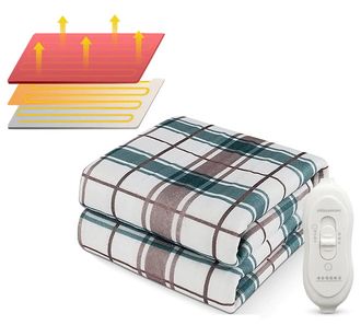 Электрическое Одеяло с Термостатом Electric Blanket 70х150 см Оптом)