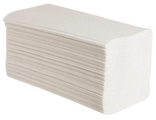 Полотенца бумажные складные ZZ 200 шт белые 2сл. 23*23см