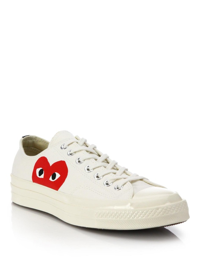 Comme de garcons converse white store