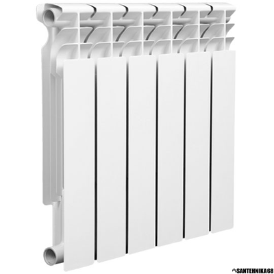 Биметаллический радиатор Lammin ECO BM-500/80 6 8 10 12 секций