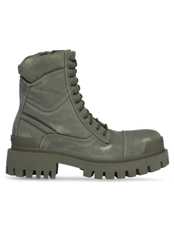Balenciaga Combat Strike Cotton Canvas Green