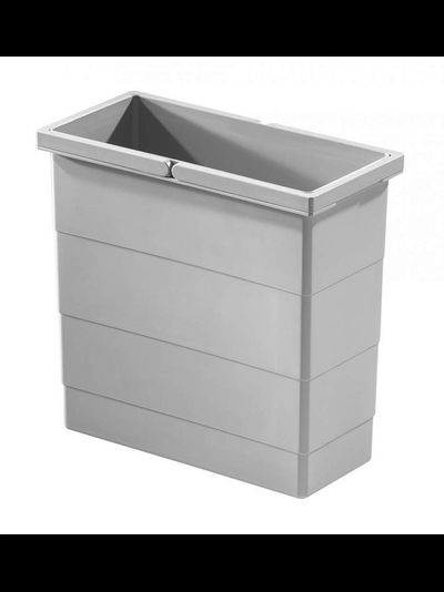 Мусорное ведро 12л Hailo, светло-серый (1102449)