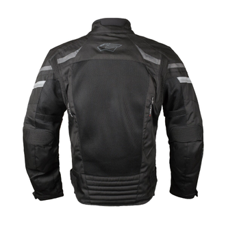 Мотокуртка RUSH MESH текстиль, цвет Черный/Серый низкая цена