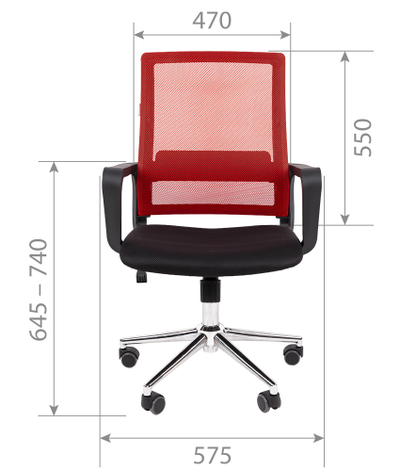 Кресло CH- 606 хром