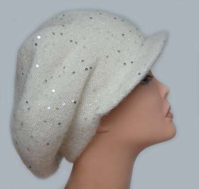 белая итальянская кепка зима 2019 фото