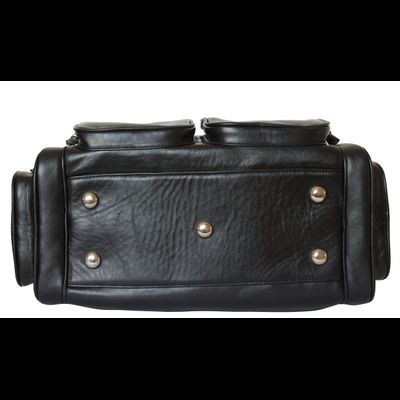 Кожаная дорожная сумка Bufaloro black (арт. 4012-01)