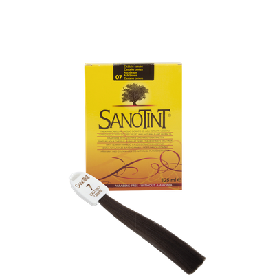 КРАСКА ДЛЯ ВОЛОС САНОТИНТ №7 ПЕПЕЛЬНО-КАШТАНОВАЯ