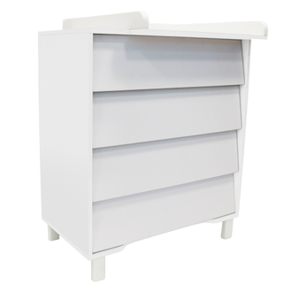 Пеленальный комод Sweet Baby Dante, Белый / Белый