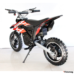 Электромотоцикл GreenCamel Питбайк DB400, 48V 1200W R10 быстросъемная батарея красный