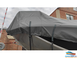 Тент на лодку ВОЛЖАНКА 5.0 FISH- 2020 (с леерами на носу)