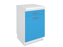 Тумба медицинская с ящиками на подиуме ТМЯ-1.0