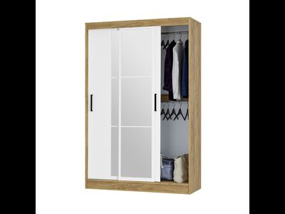 Тайм Шкаф-купе (1310*2000*500мм),крафт/ белый