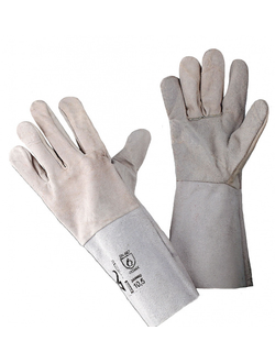 Краги спилковые пятипалые