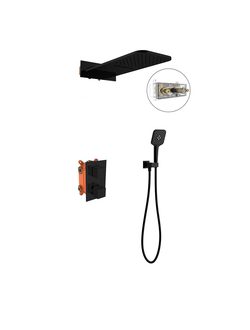 Душевой комплект VSFW-103TMB с термостатом