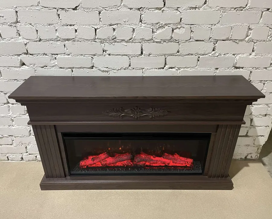 Линейный электрический камин Денвер