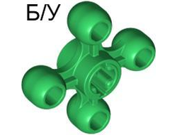 ! Б/У - Technic Knob Cog / Gear / Wheel, Green (32072 / 4141202) - Б/У