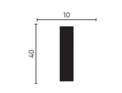 Молдинг Decor Dizain DD620, дюрополимерный, влагостойкий, под покраску, длина 2 м