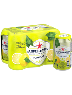 Газированный напиток «S.Pellegrino» Грейфрут 330мл  (24)