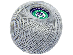 Пряжа Ирис (ПНК им Кирова) 25гр цвет № 7002 светло серый