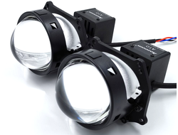 Билед модули Aozoom A10 24 вольта, 3.0 дюйма, 2 чипа, 5500К, 24V, 58W/66W, крепление 3R (комплект, 2шт)